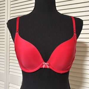 VS Pink/Red Demi Bra | 32D